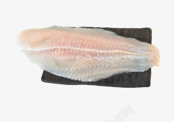 巴沙鱼柳无骨鱼片素材