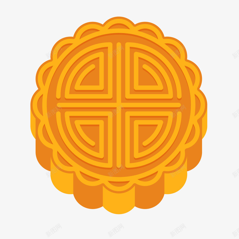 美味中秋节月饼矢量图ai免抠素材_88icon https://88icon.com 中秋节 月饼 美味 美食 食物设计 矢量图