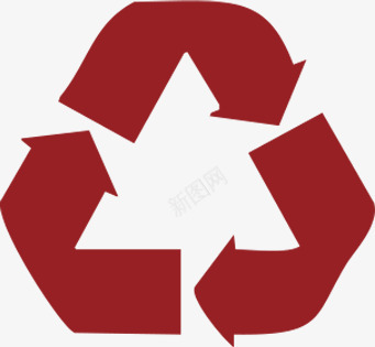 可回收物红色可回收图标图标