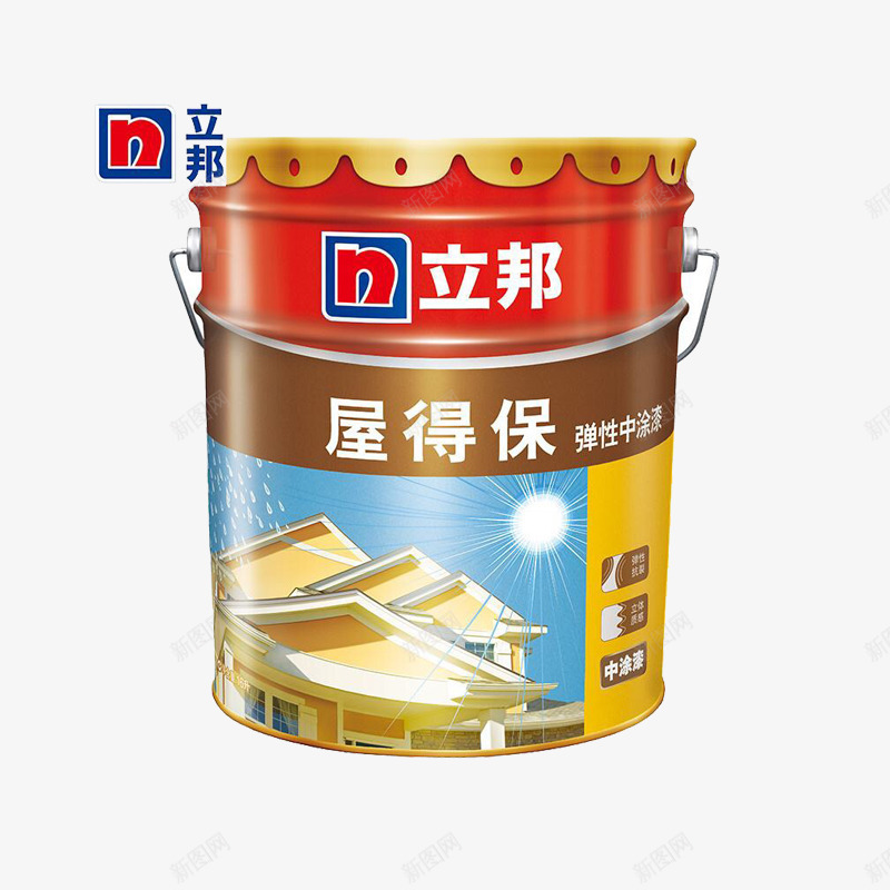 立邦油漆png免抠素材_88icon https://88icon.com 品牌 材料 油漆 红色 装修材料