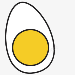 简单线条鸡蛋素材