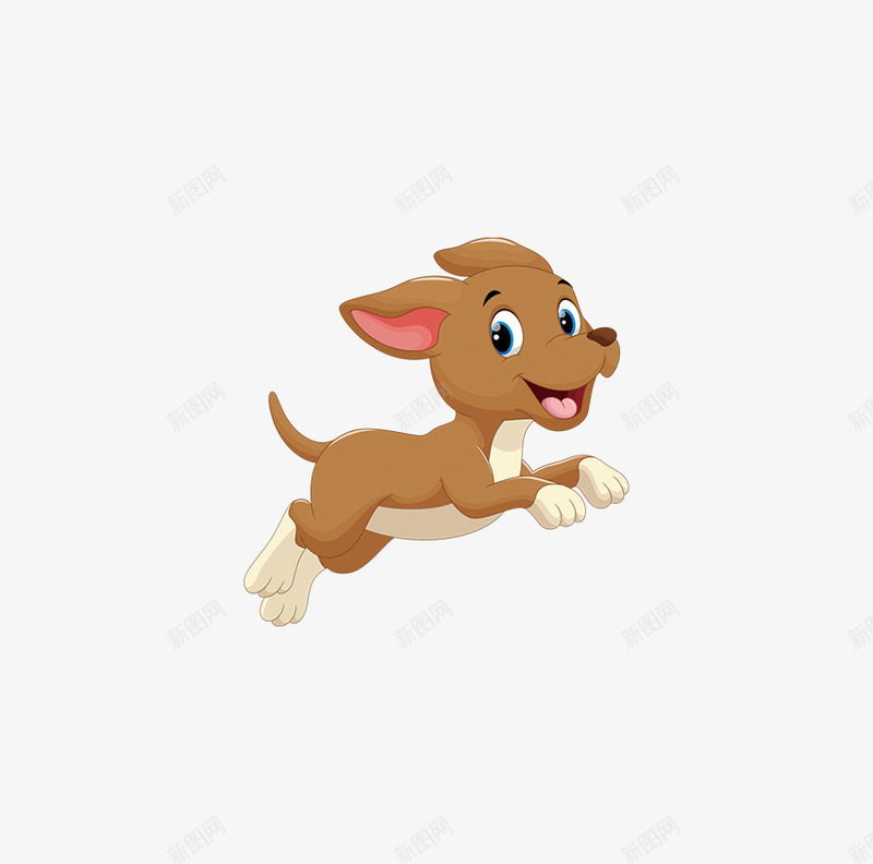 可爱卡通奔跑的小狗png免抠素材_88icon https://88icon.com 卡通 可爱的小狗 奔跑 小狗 开心 狗 狗年 跑步