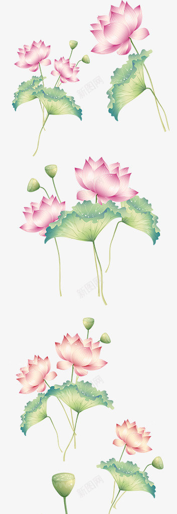 国画风格荷花png免抠素材_88icon https://88icon.com 中国风 古典文化 古风 古风远山 树枝 水墨山水 水墨画梅花图 水墨荷花