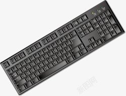 黑色电脑键盘装饰矢量图素材