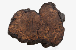 黑红色残旧的木头截面实物素材