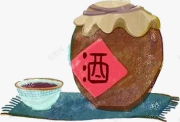 中国风手绘白酒坛子浅色清新png免抠素材_88icon https://88icon.com 中国风白酒 场景 坛子 彩色手绘 手绘白酒 清新自然 酒器具