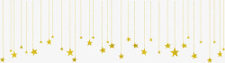 十二星座图案吊挂星星金色高清图片