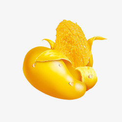 黄色芒果水果素材