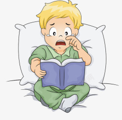 流眼泪男孩感动的泪水高清图片