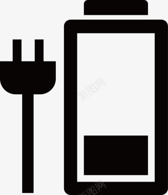 手机电池电量卡通手绘充电电量矢量图图标图标
