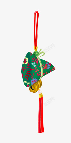 平安袋端午节粽子香包高清图片