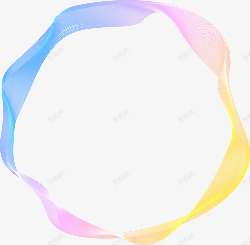 彩色渐变圆圈png免抠素材_88icon https://88icon.com 图案 圆圈 彩色 新图网 清新 渐变 简约 线条 边框纹理