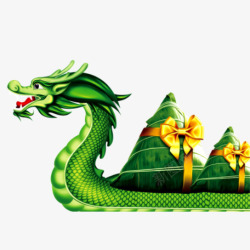 端午节字体端午节龙舟粽子高清图片