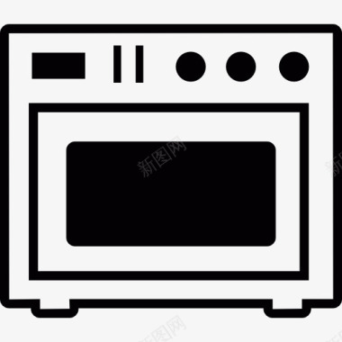 烧烤工具烤箱图标图标