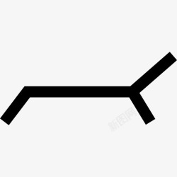 甲板甲板上的椅子图标高清图片