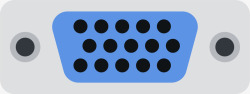 孔状卡通USB矢量图素材