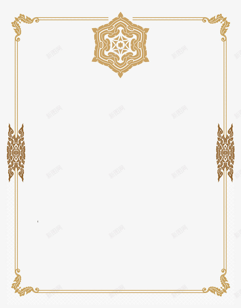 棕色欧式传统边框png免抠素材_88icon https://88icon.com 传统 传统花纹 古典纹理 古典花纹 棕色 欧式边框 欧风边框 高清