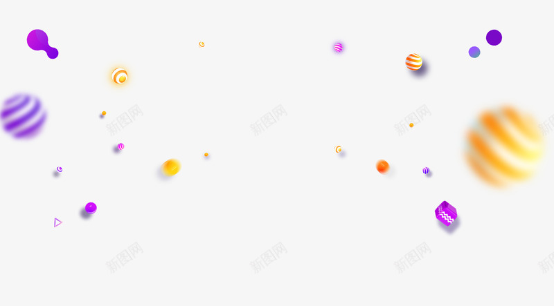 彩色卡通漂浮条纹圆球装饰png免抠素材_88icon https://88icon.com 卡通 圆球 彩色 条纹 漂浮 竖条 装饰