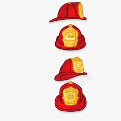 帽子消防帽安全帽矢量图素材