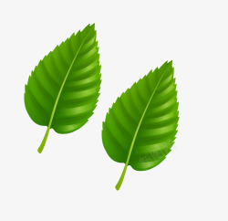 PPT背景图片扁平化小树叶矢量图高清图片