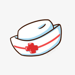 常规护士帽卡通医用护士帽高清图片