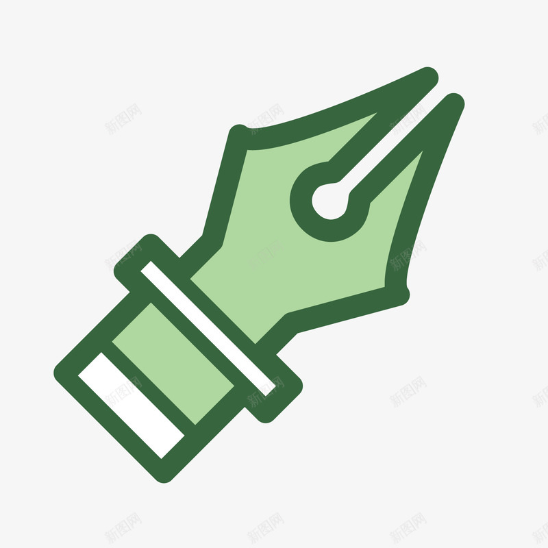 绿色三角形几何钢笔元素矢量图ai免抠素材_88icon https://88icon.com 学习 工具 扁平化 手绘 文具 线稿 绿色 矢量图