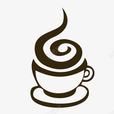 咖啡图案杯子图标图标