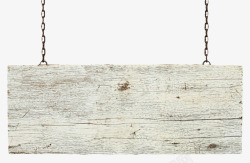 灰色带裂纹的挂着的木板实物素材