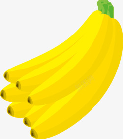 吃货节香蕉水果矢量图素材