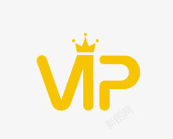 VIP等级黄色VIP效果高清图片