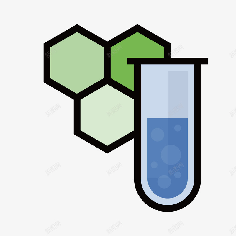 绿色化学分子式png免抠素材_88icon https://88icon.com 分子式 化学 多面体 方形 气泡 绿色 绿色化学品 蓝色 试管
