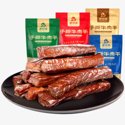 风干手撕肉干手撕牛肉干高清图片