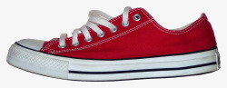 红色帆布鞋素材