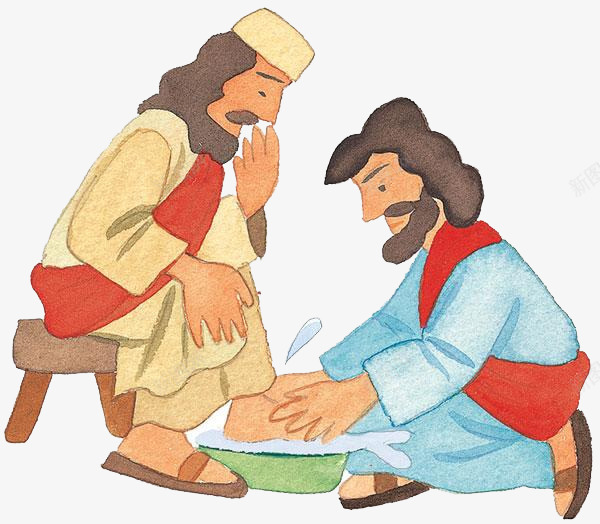 洗脚的人png免抠素材_88icon https://88icon.com 卡通 印度 手绘 棕色 洗脚 父子 简图 蓝色