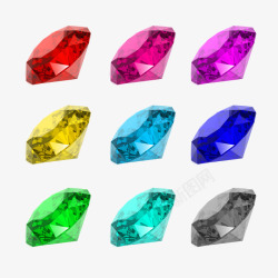 璀璨钻石素材