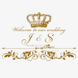 婚礼logo欧式婚礼图标高清图片