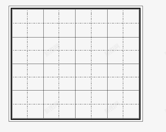 简单米字格png免抠素材_88icon https://88icon.com 免费图片 简单 米字格 黑色