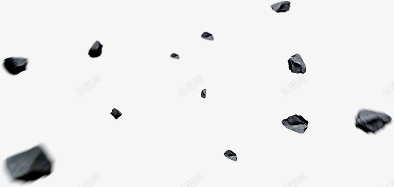 黑色的碎石背景png免抠素材_88icon https://88icon.com PNG素材 漂浮 石头 石头素材库 碎石块 黑色