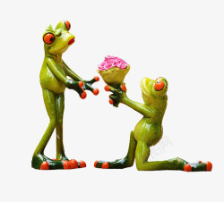 求婚的青蛙素材