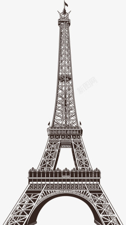法国铁塔浪漫法国巴黎埃菲尔铁塔高清图片