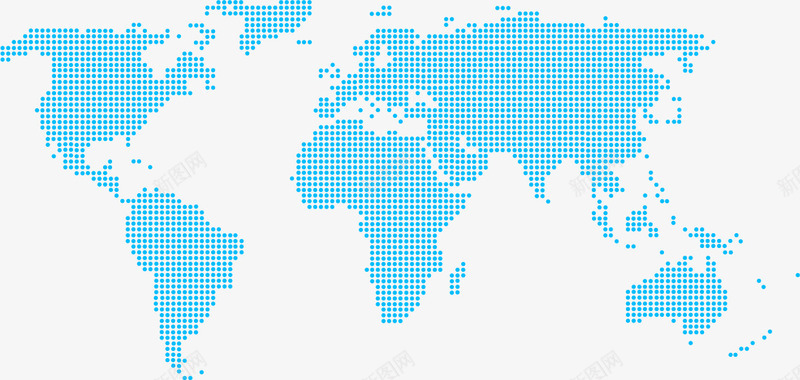 点状世界地图png免抠素材_88icon https://88icon.com 世界地图 世界地图轮廓 各地 点状 科技感 蓝色