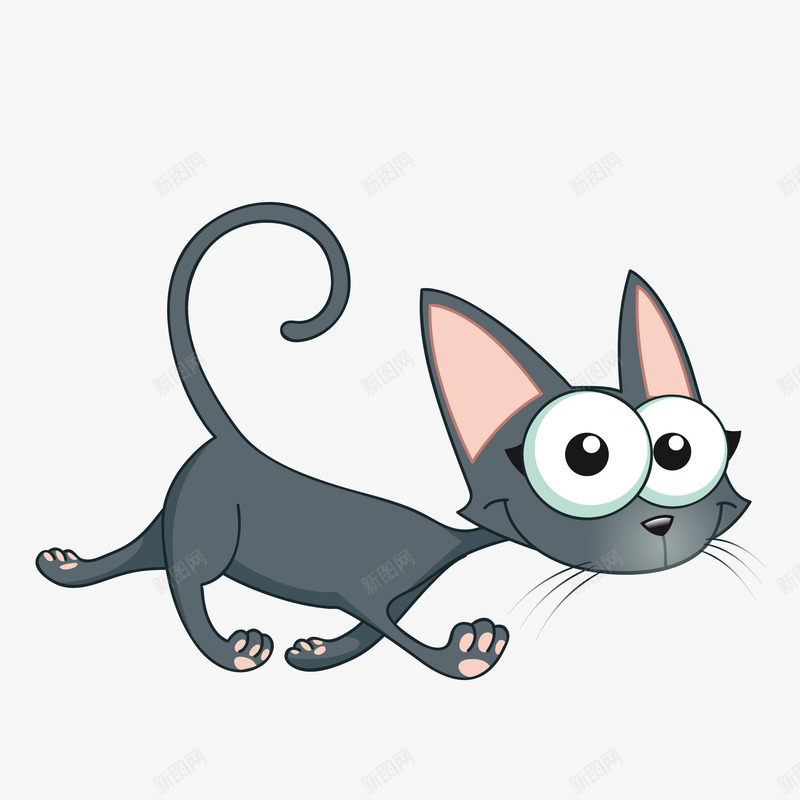 奔跑的猫咪png免抠素材_88icon https://88icon.com 可爱的 喵星人 奔跑的猫咪 小猫