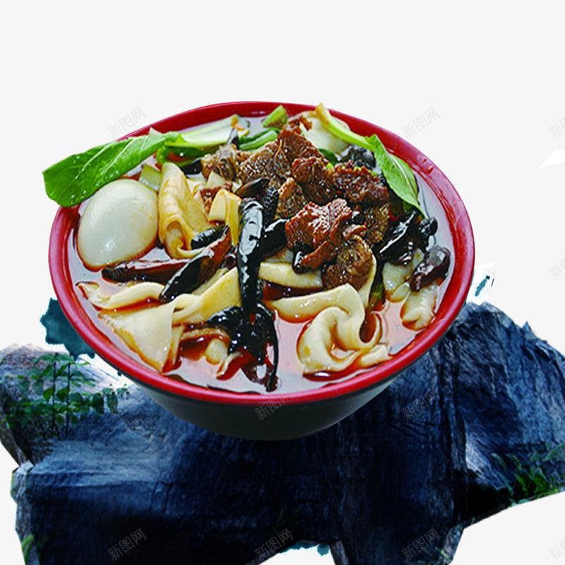 板面元素psd免抠素材_88icon https://88icon.com 中国风 吃的 板面 辣椒