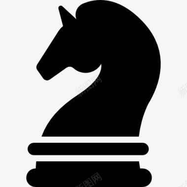 国籍象棋国际象棋的马图标图标
