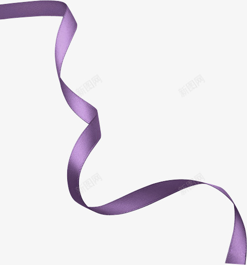 紫色卡通丝带创意png免抠素材_88icon https://88icon.com 丝带 创意 卡通 紫色