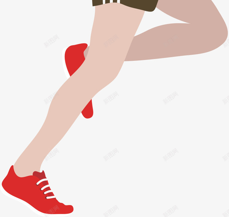 奔跑的人矢量图ai免抠素材_88icon https://88icon.com 体育 健康 健身 晨跑 男子 运动 矢量图