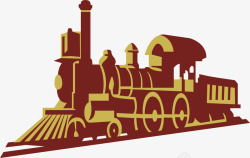 蒸汽式火车图标复古蒸汽式火车矢量图高清图片