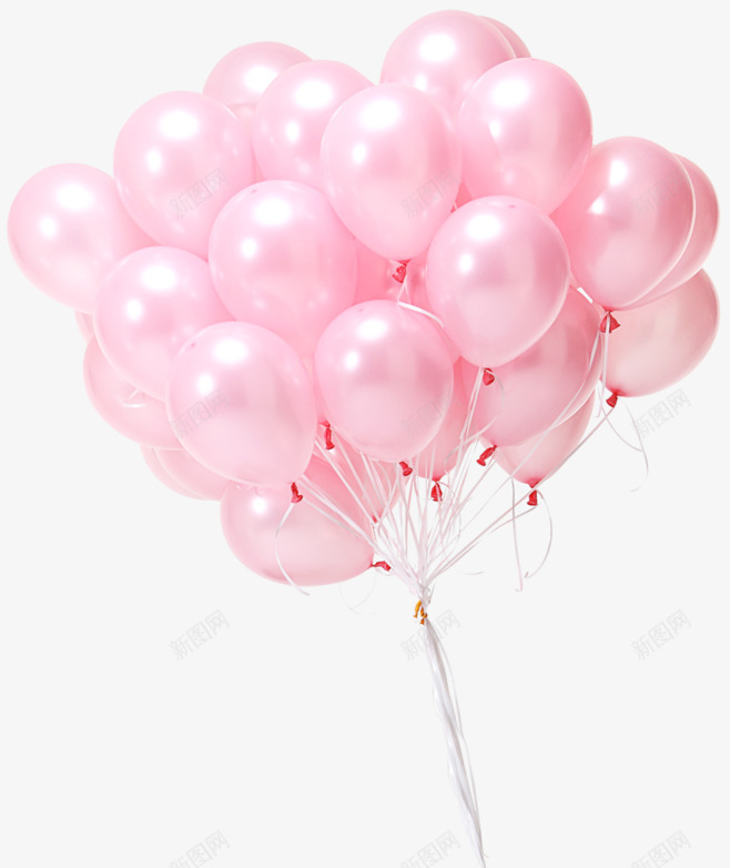 粉色气球png免抠素材_88icon https://88icon.com 免扣 气球 气球墙 粉色 轻盈