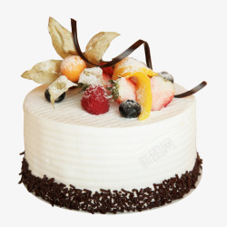 巧克力巧克力水果生日蛋糕这个吃货高清图片