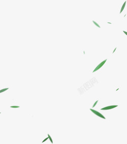 端午节绿色竹叶绿色竹叶中国风装饰高清图片